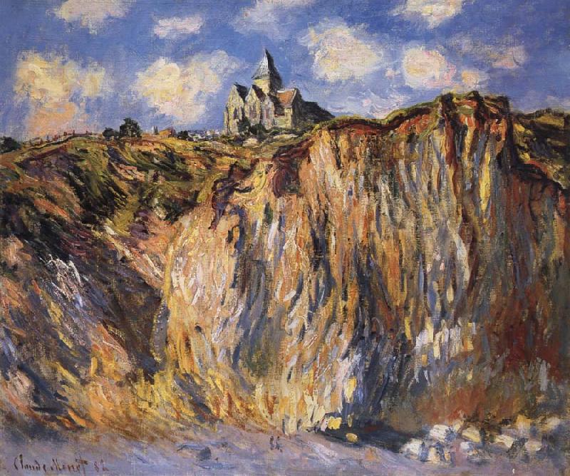 Claude Monet The Church at Varengville,Morning Effect